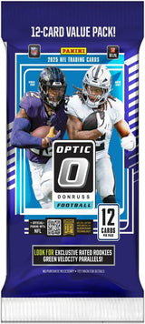 2025 Panini Donruss Optic Football Jumbo Value Fat Pack Box (Green Velocity)