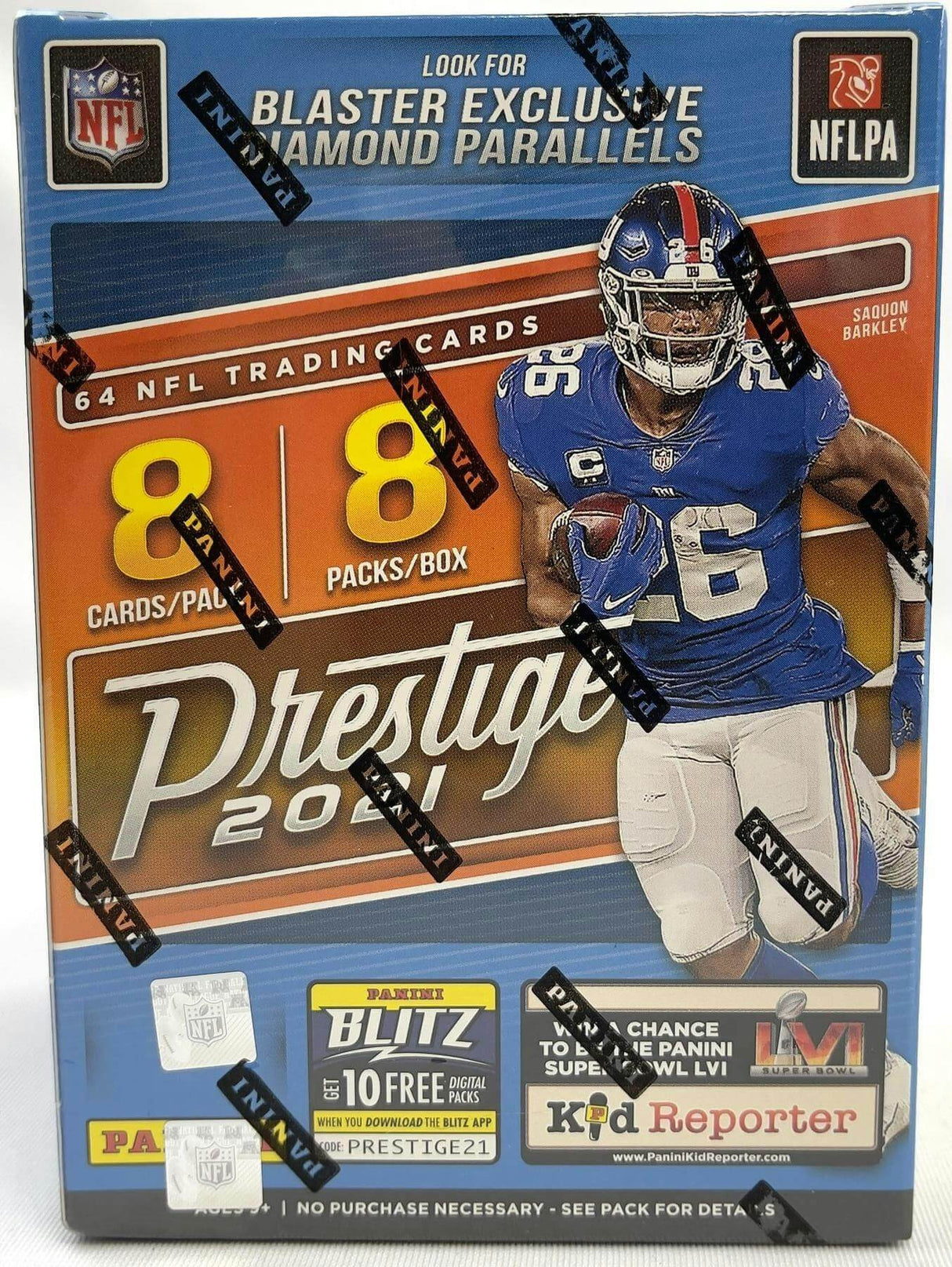 2021 Panini Prestige Football Blaster Box
