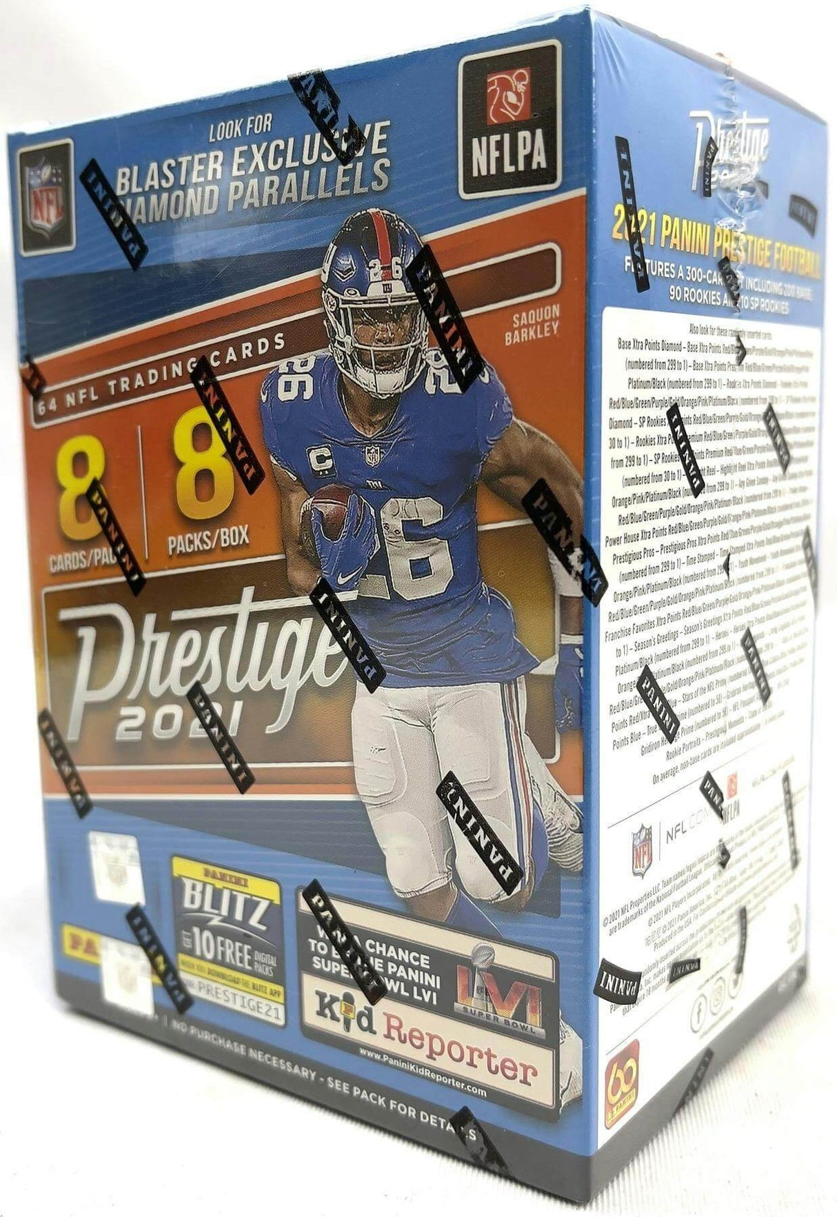 2021 Panini Prestige Football Blaster Box