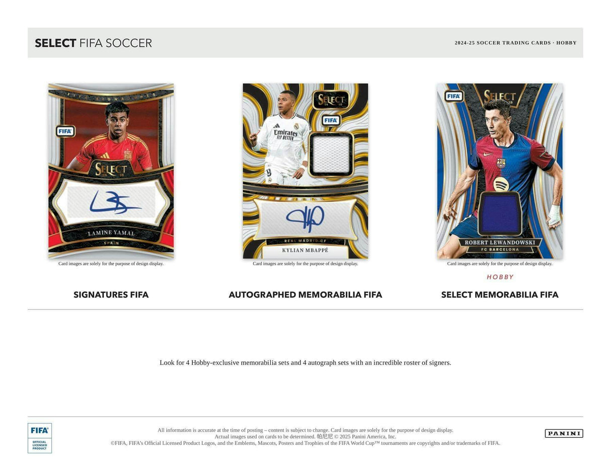 2024/25 Panini Select FIFA Soccer Hobby Box