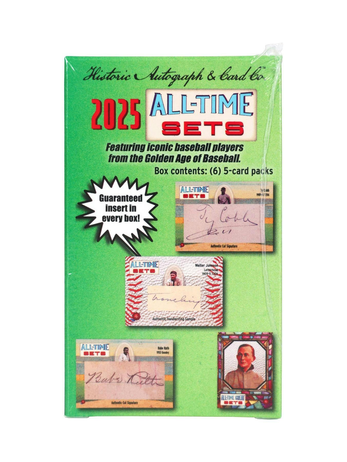 2025 Historic Autographs All Time Sets Baseball Hobby Box