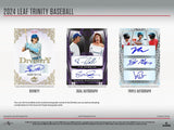 2024 Leaf Trinity Baseball Hobby Box