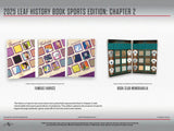2025 Leaf History Book Sports Edition: Chapter 2 Hobby Box