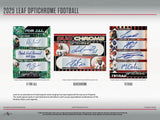 2025 Leaf Optichrome Football Hobby Box