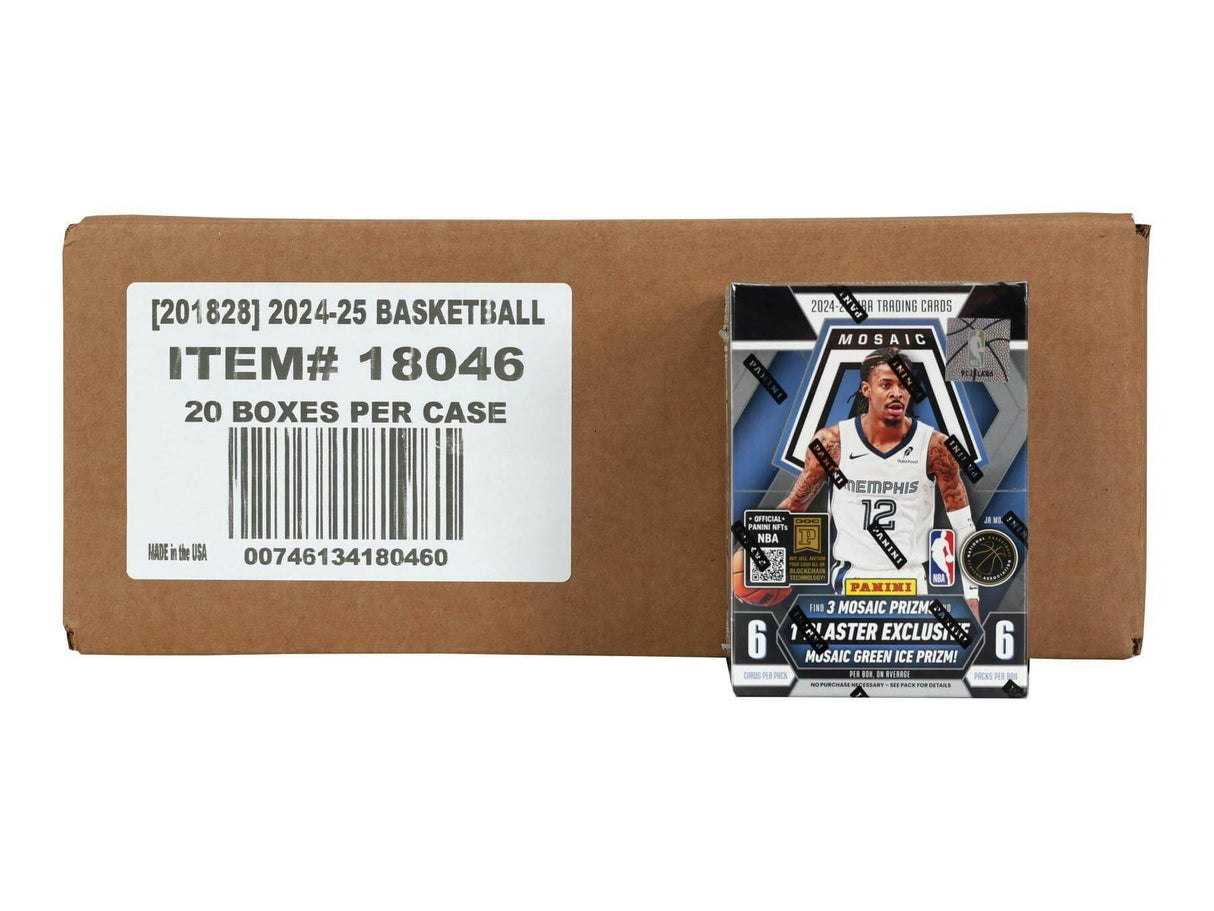 2024/25 Panini Mosaic Basketball 6-Pack Hobby Blaster 20-Box Case