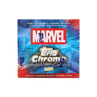 2025 Topps Chrome Sapphire Marvel Hobby Box