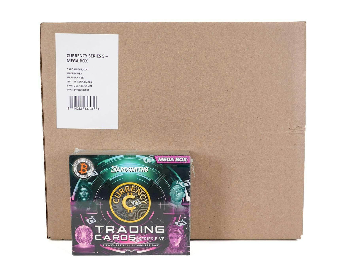 Cardsmiths 2025: Currency Trading Cards Series 5 Mega 24-Box Case