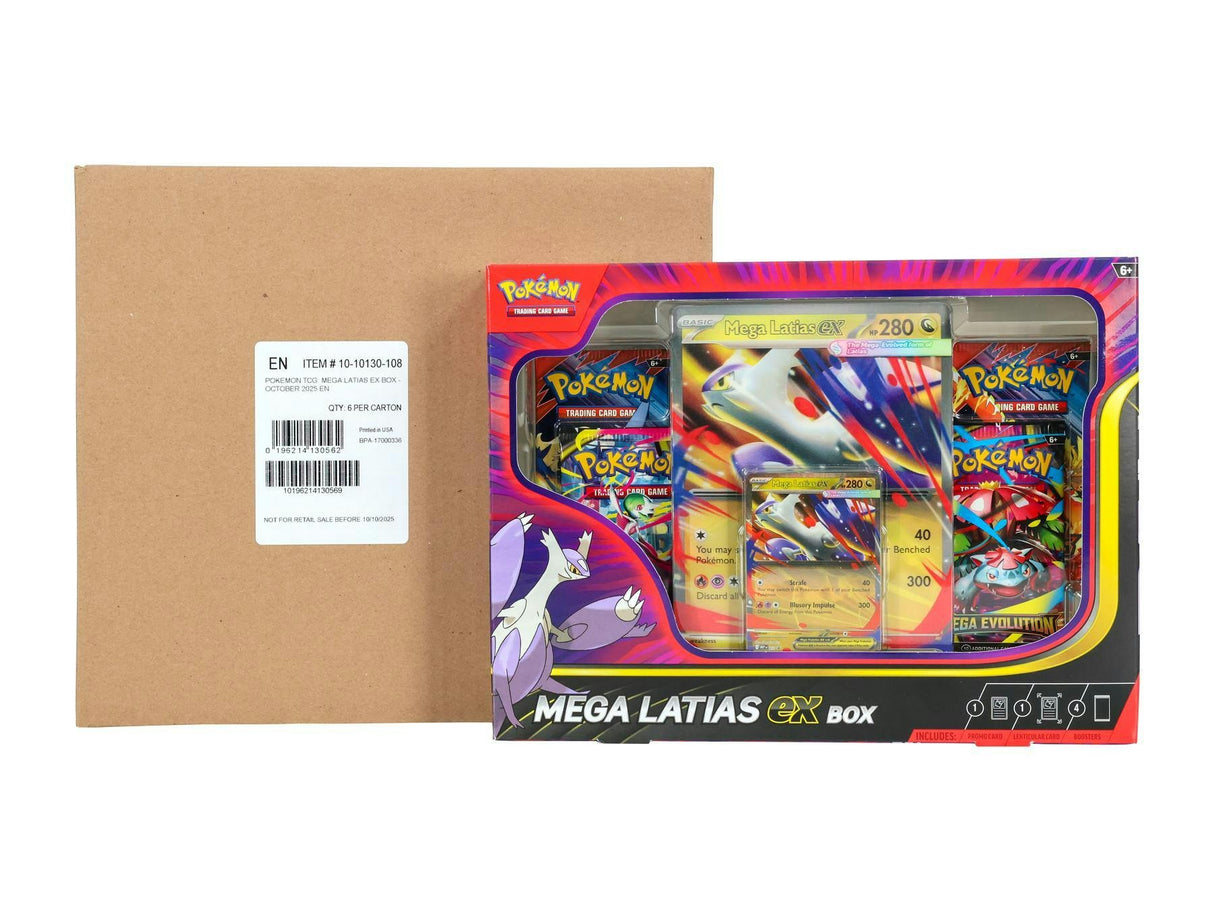 Pokemon TCG: Pokemon Mega Latias ex 6-Box Case