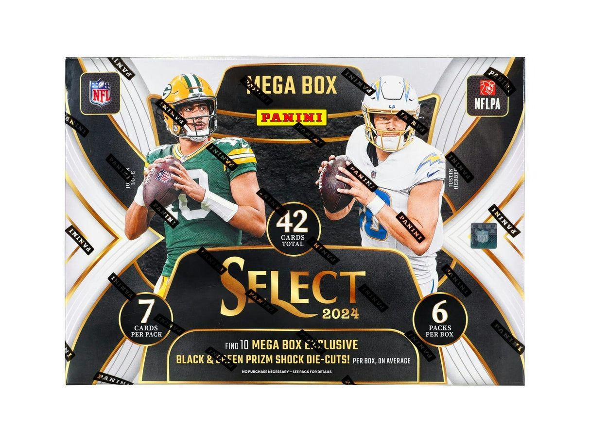 2024 Panini Select Football Mega Box (Black & Green Prizms!)