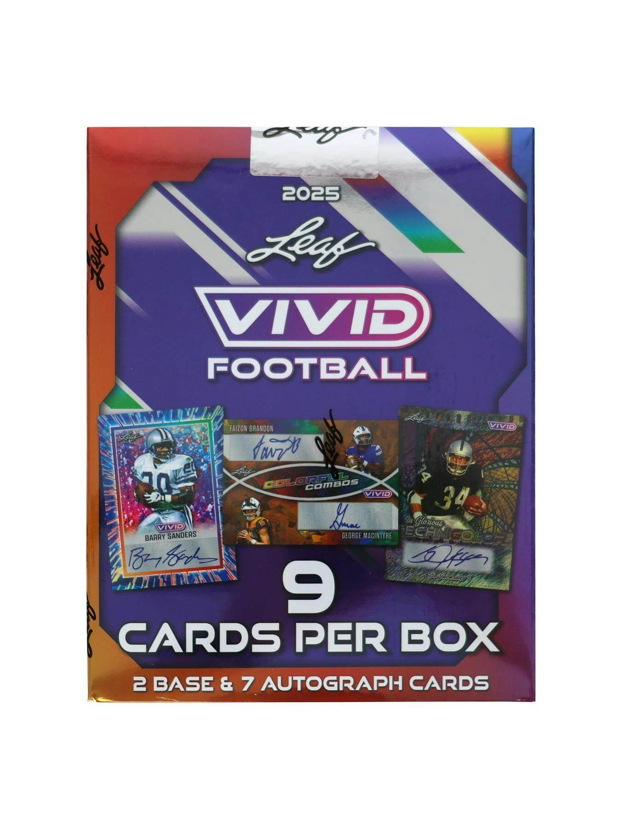 2025 Leaf Vivid Football Hobby Box