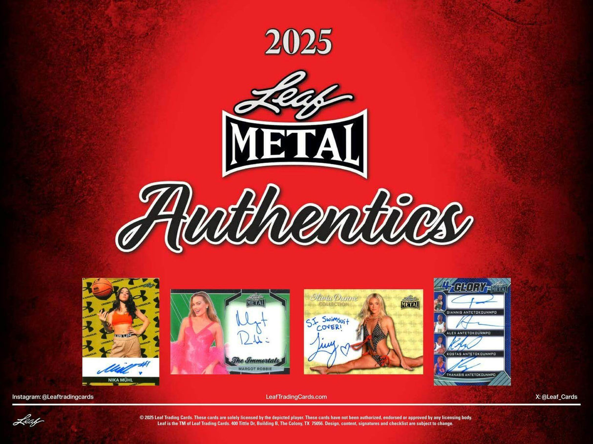 2025 Leaf Metal Authentics Multisport Hobby Box