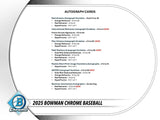 2025 Bowman Chrome Baseball Breaker Delight Box