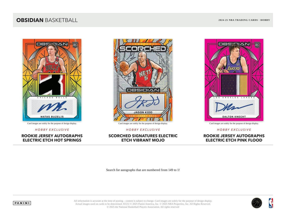 2024/25 Panini Obsidian Basketball Hobby Box