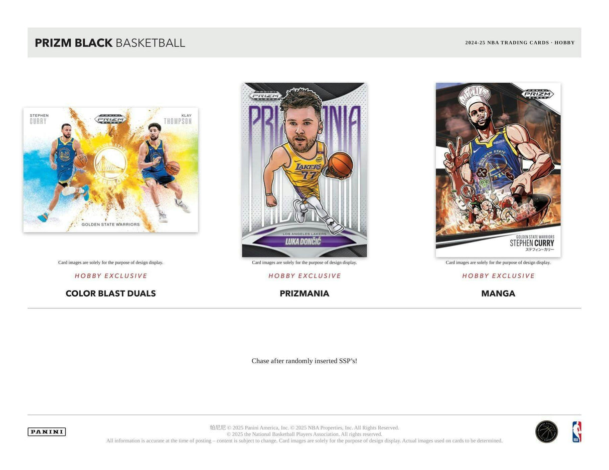 2024/25 Panini Prizm Black Basketball Hobby Box