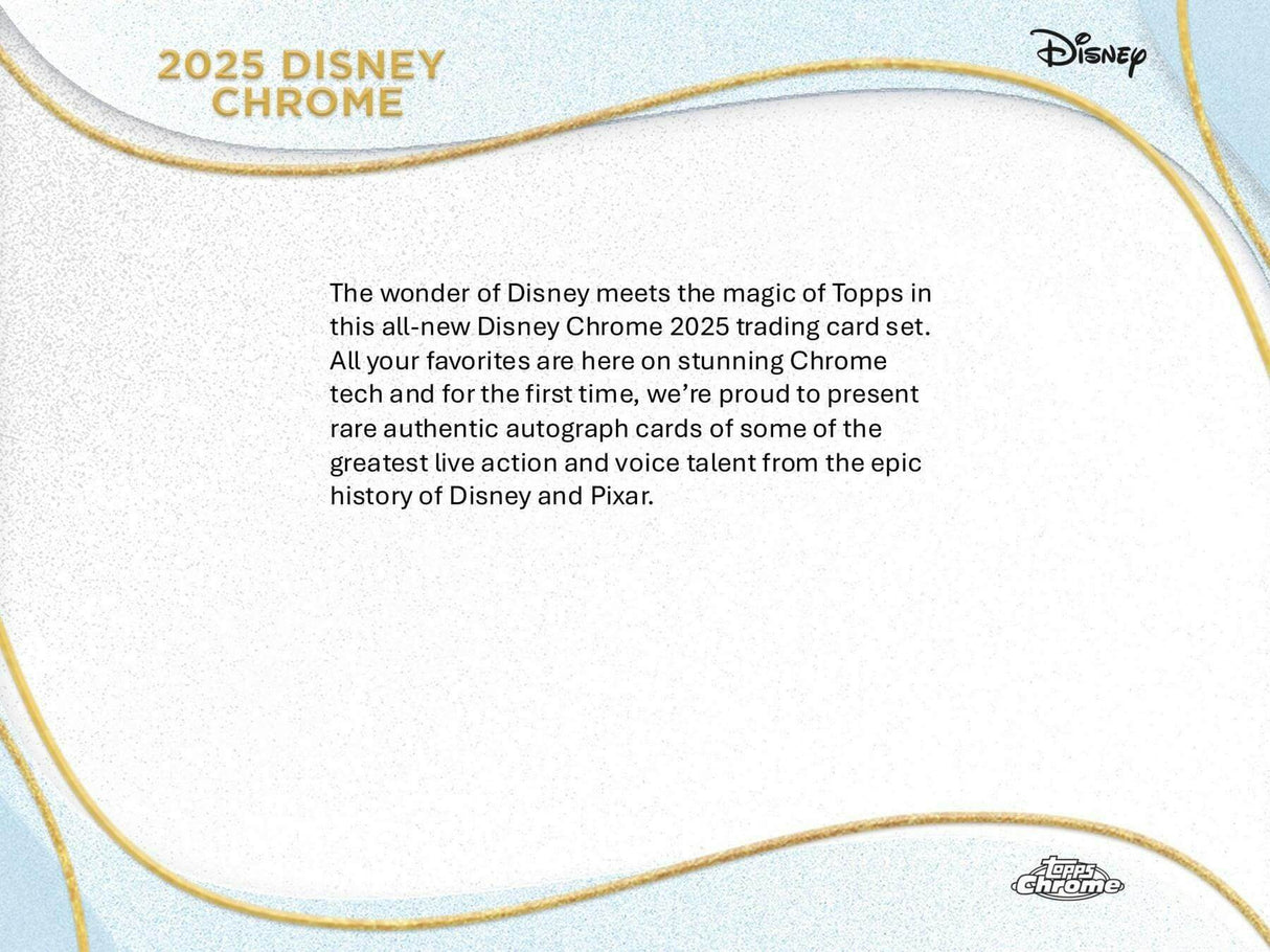 2025 Topps Disney Chrome Mega Box