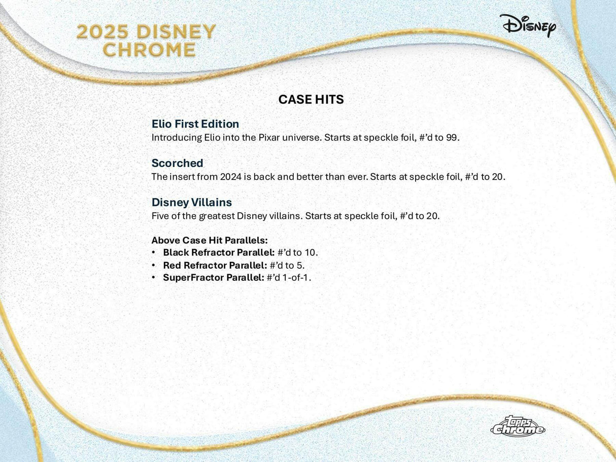 2025 Topps Disney Chrome Mega Box