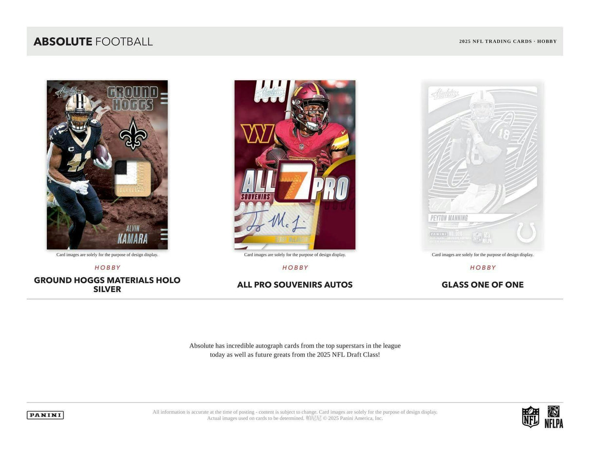 2025 Panini Absolute Football Hobby Box