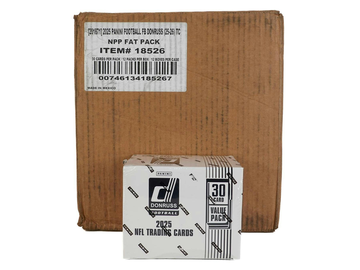 2025 Panini Donruss Football Jumbo Value 12-Pack 12-Box Case