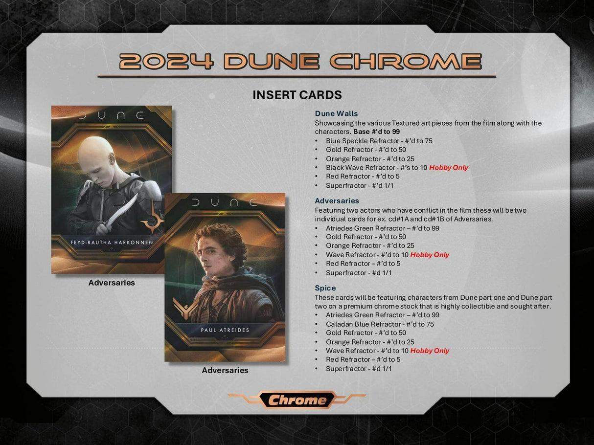 2024 Topps Chrome Dune Hobby Box