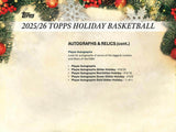 2025/26 Topps Holiday Basketball Mega Box