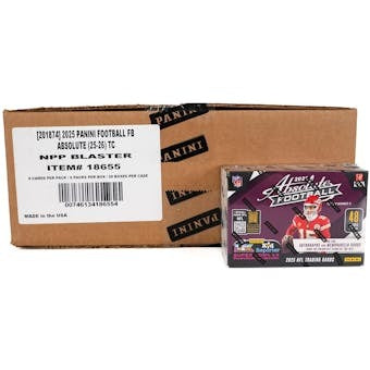 2025 Panini Absolute Football 6-Pack Blaster 20-Box Case