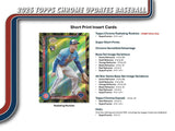 2025 Topps Chrome Update Series Baseball Hobby Pack