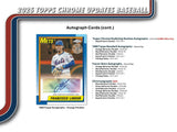 2025 Topps Chrome Update Series Baseball Hobby Pack