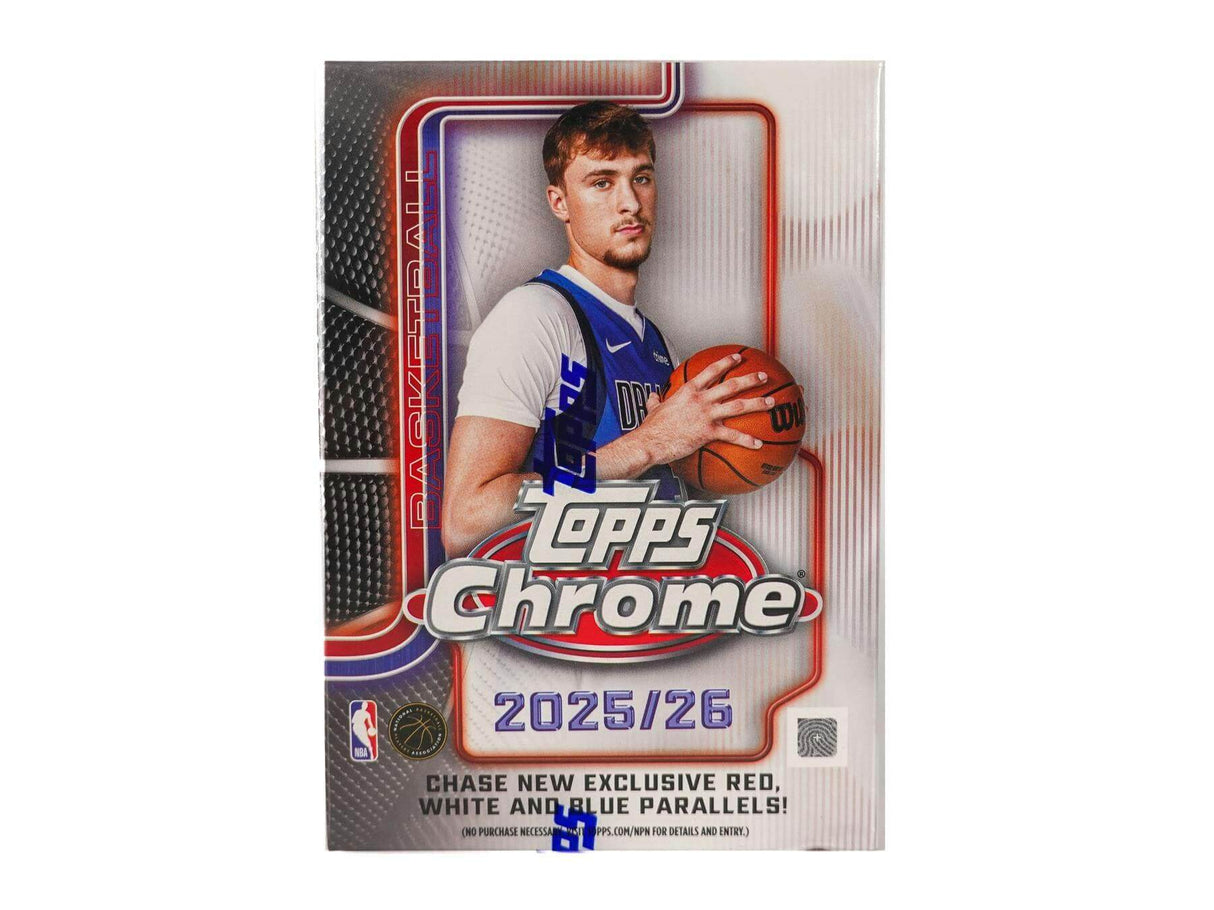 2025/26 Topps Chrome Basketball 7-Pack Blaster Box
