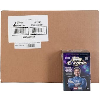 2025 Topps Marvel Studios Chrome 7-Pack Blaster 40-Box Case