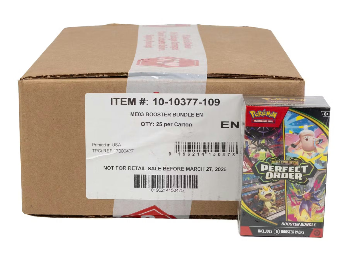 Pokemon TCG: Perfect Order Booster 25-Bundle Case (ME-03)