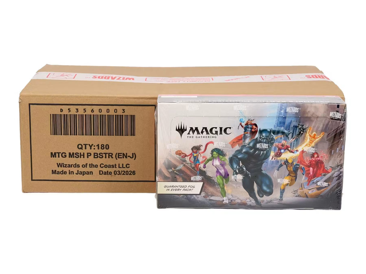 Magic the Gathering: Marvel Super Heroes - Play Booster Display 6-Box Case