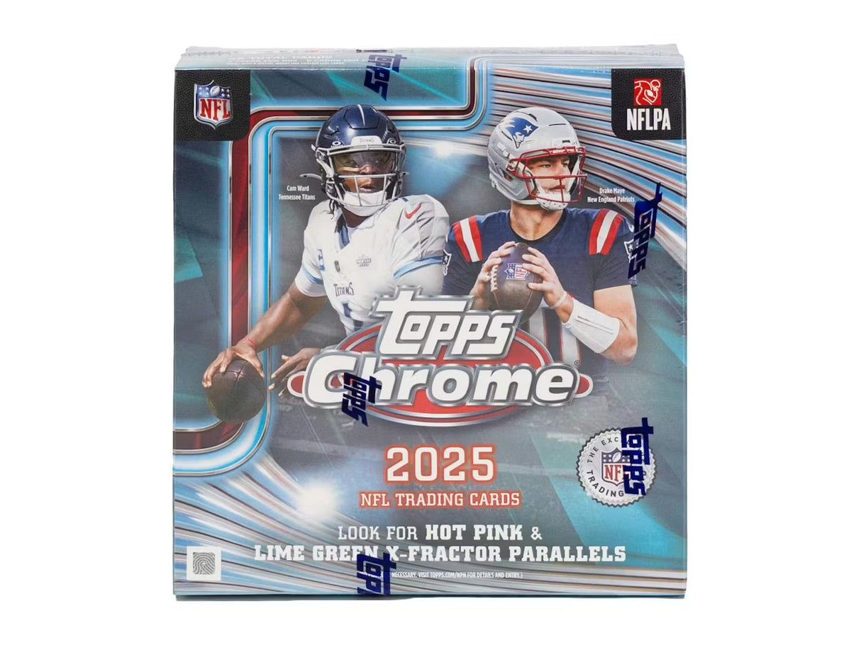 2025 Topps Chrome Football Mega Box