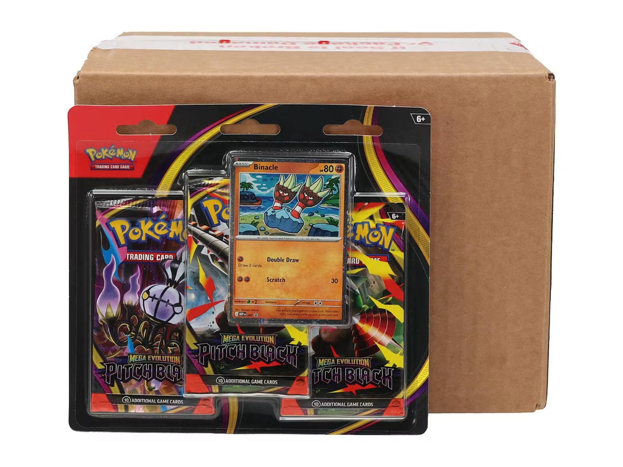 Pokemon TCG: Pitch Black 3-Pack Blister Case (24ct) [Binacle] - ME05