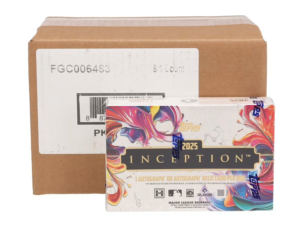 2025 Topps Inception Baseball Hobby 8-Box Case