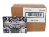 2025 Topps Chrome Black Football Hobby 12-Box Case
