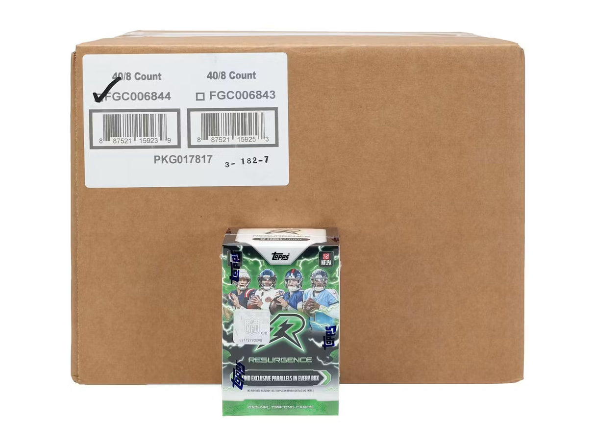 2025 Topps Resurgence Football Blaster 40-Box Case