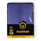 Guardian: 20pt Premium Trading Card Topload Holder (25ct)