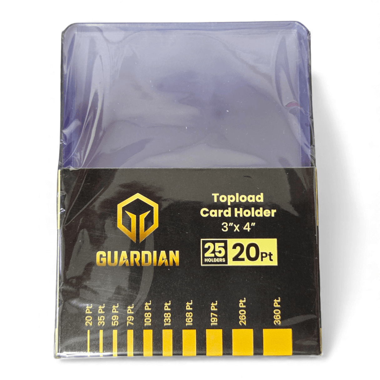 Guardian: 20 PT Premium Trading Card Topload Holder (25ct)