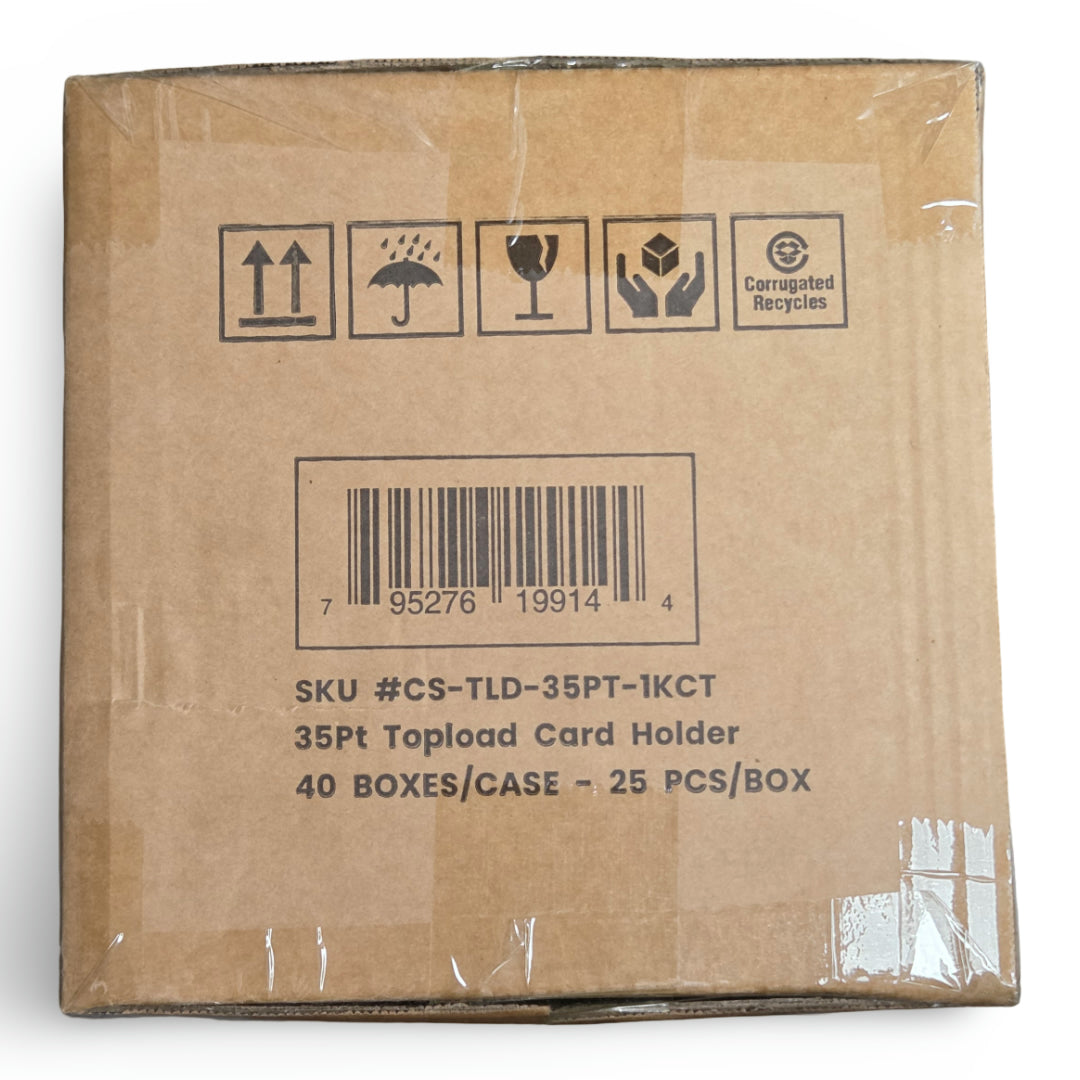 Guardian 35pt Trading Card Topload Card Holders (1,000ct Case)