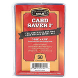 Cardboard Gold Card Saver 1 Semi-Rigid Holders (50ct)