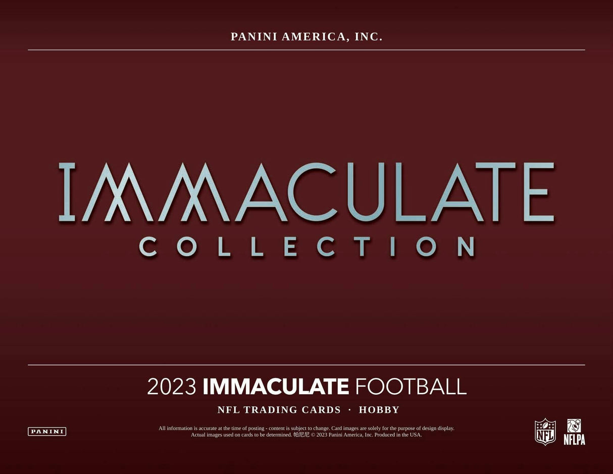 2023 Panini Immaculate 1st Off The Line FOTL Football Hobby Box