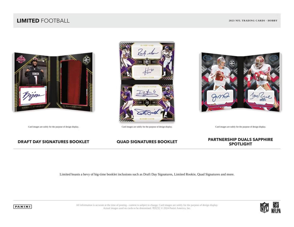 2023 Panini Limited Football Hobby Pack