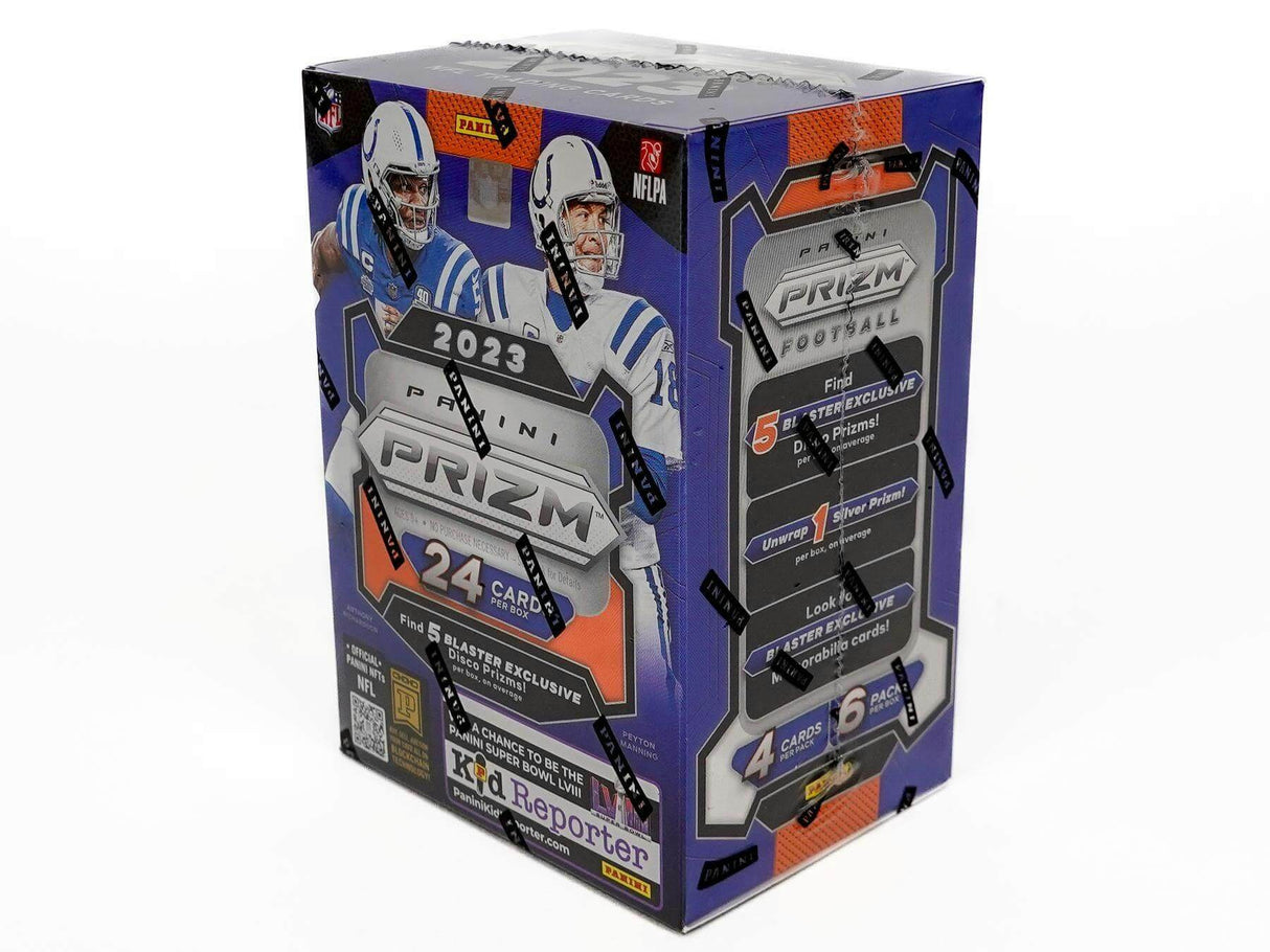 2023 Panini Prizm Football 6-Pack Blaster Box (Disco Prizms!)