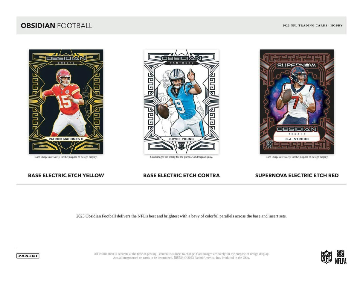 2023 Panini Obsidian Football Hobby Box