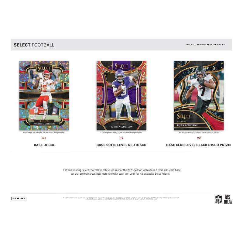 2023 Panini Select Football H2 Hybrid Box