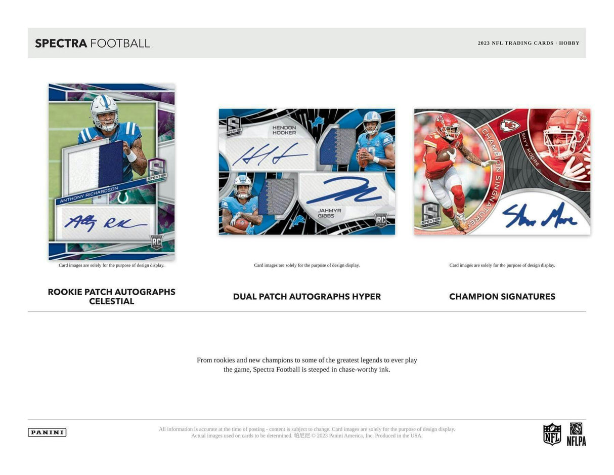 2023 Panini Spectra Football Hobby Box