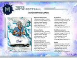 2023 Topps Motif Football Hobby Box