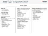 2023 Topps Composite Football 8-Pack Blaster Box