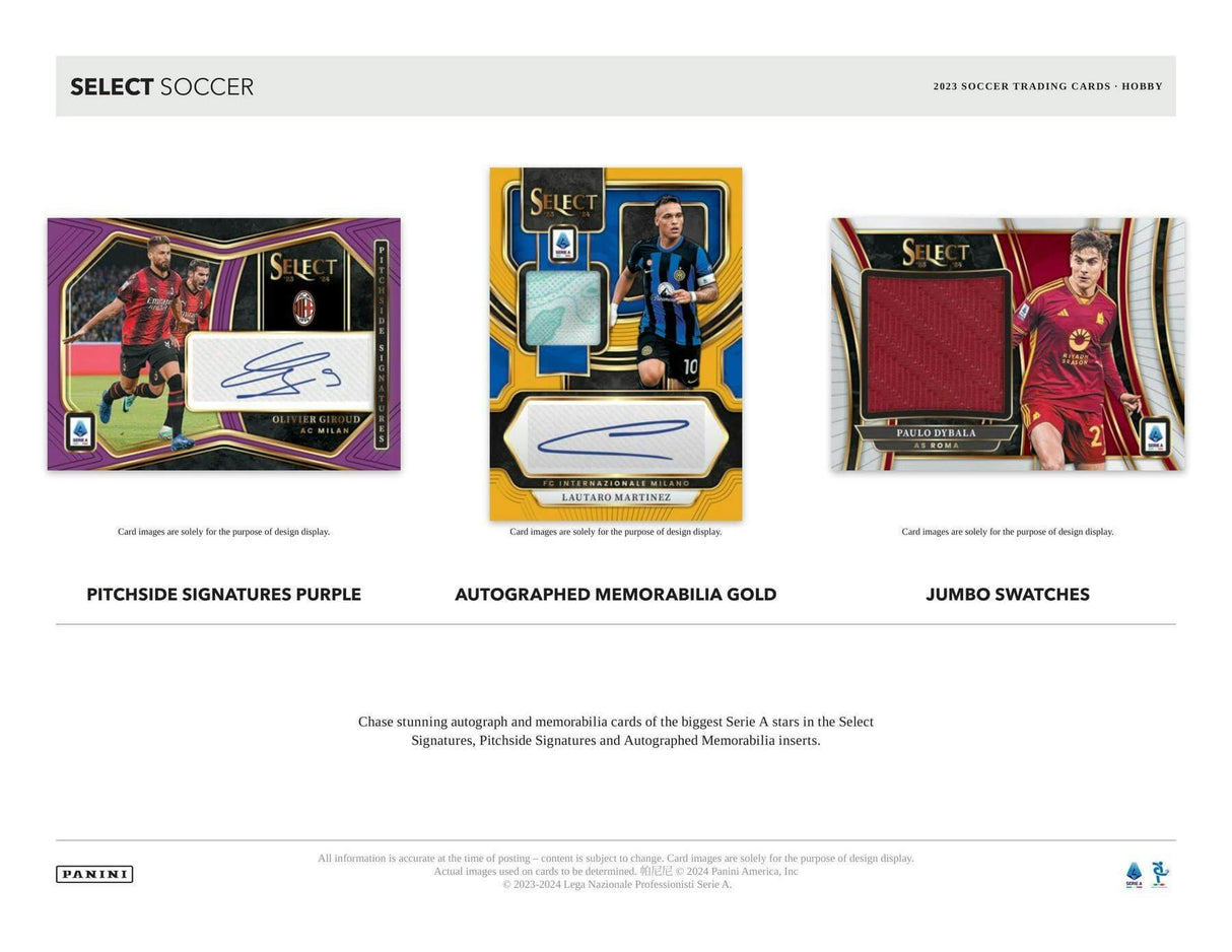 2023/24 Panini Select Serie A Soccer Hobby Pack