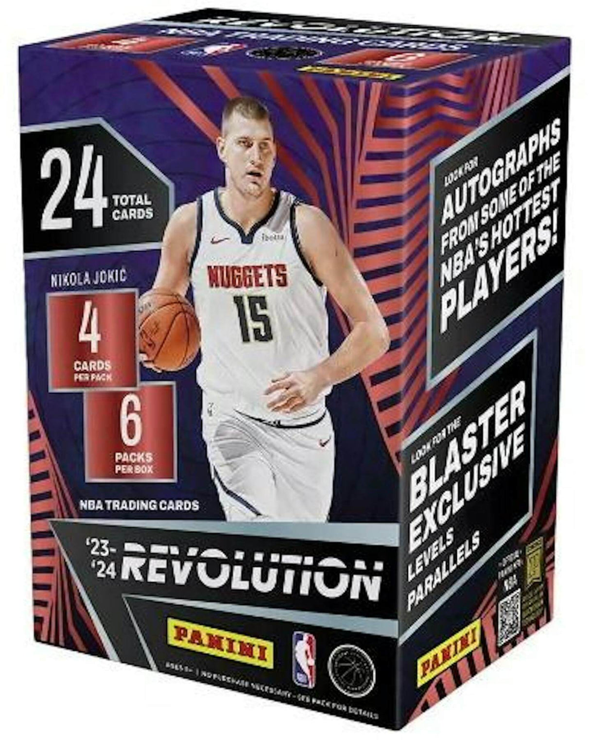 2023/24 Panini Revolution Basketball 6-Pack Blaster Box
